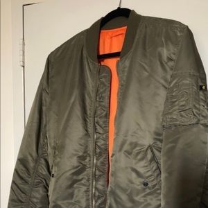 Mens Alpha Industries Bomber Size M - Slim Fit